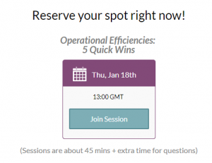 Operational Efficiencies Webinar