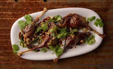 salsa negra on goose legs