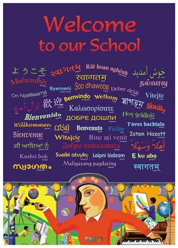 Multilingual class posters
