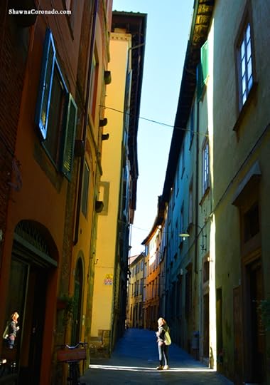 Lucca Italy Street Shadows