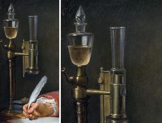 Жак-Луи Давид, "Портрет доктора Альфонса Лероя", 1783 г. Деталь картины.