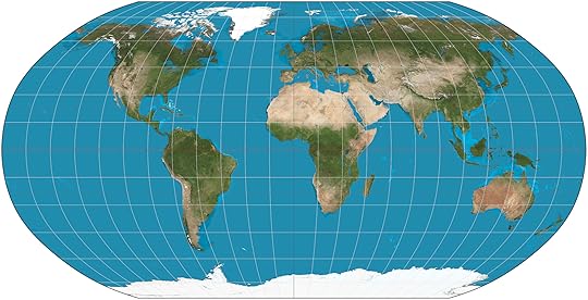 The world, Robinson projection (Wiki)