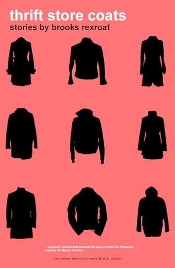 The finished product: the cover art for my U.S. debut in book-length fiction: Thrift Store Coats.
