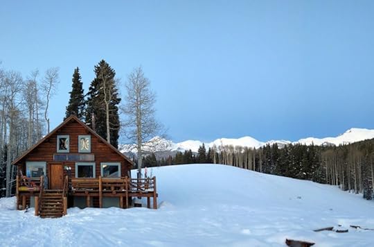 Colorado mountain ski hut