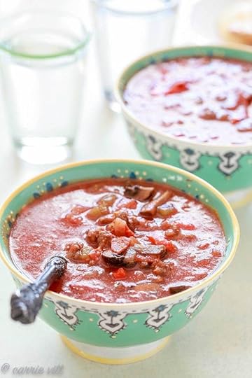 When you’ve got a craving for pizza, but want to keep things on the healthier side, pizza soup is the answer! It’s a pretty simple recipe and I think it will become a new favorite addiction to your recipe collection.