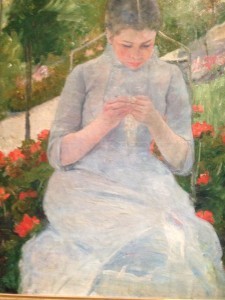 Mary Cassatt Young Woman Powdering Her Face 1880-82