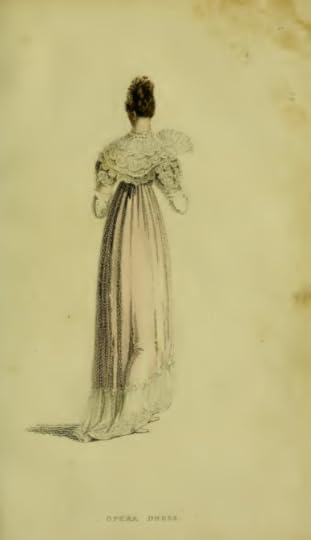 Ackermann's fashion plates January 1815, plate 4: Evening Dress/Opera Dress