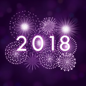 image of fireworks and 2018