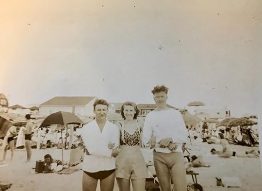 Ray, Ann, and Otto at Rockaway Beach on July 16, 1939