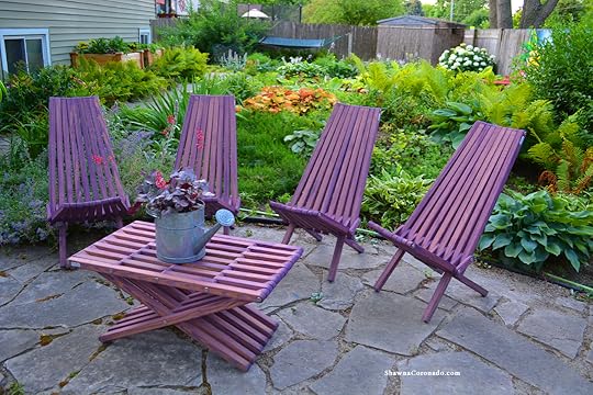 Glodea Garden Furniture in Purple Berry