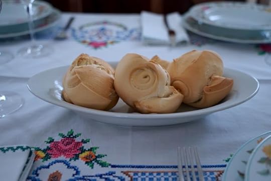 Eating Bread in Italy