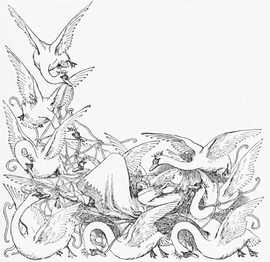 Illustration for The Wild Swans by Helen Stratton