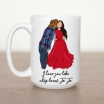 love you like chip loves jo jo mug