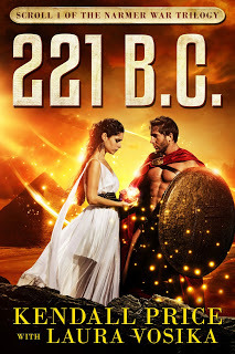 Kendall Price, Dr. Kendall Price, 221 BC, historical fiction, paranormal fiction, Laura Vosika, race for magical amulets