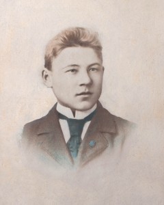 Wilhelm Anders Back aged 16 in 1903