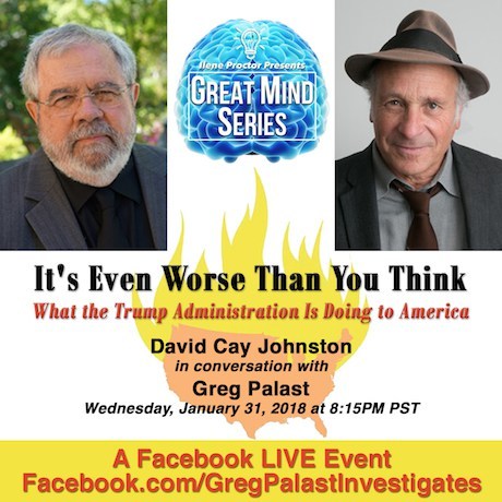 David Cay Johnston & Greg Palast LIVE