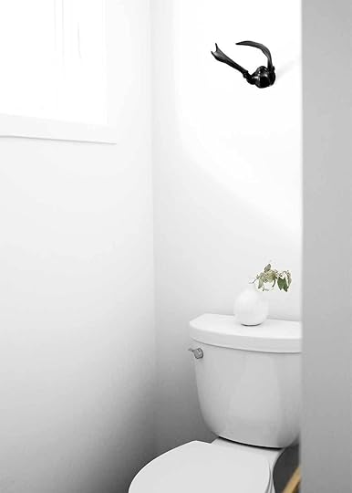 Minimal Masculine Master Bathroom Design from The Fauxmartha