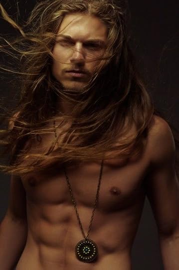 long haired sexy man