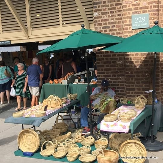 sweet grass baskets at Charleston City Market in Charleston, South Carolina