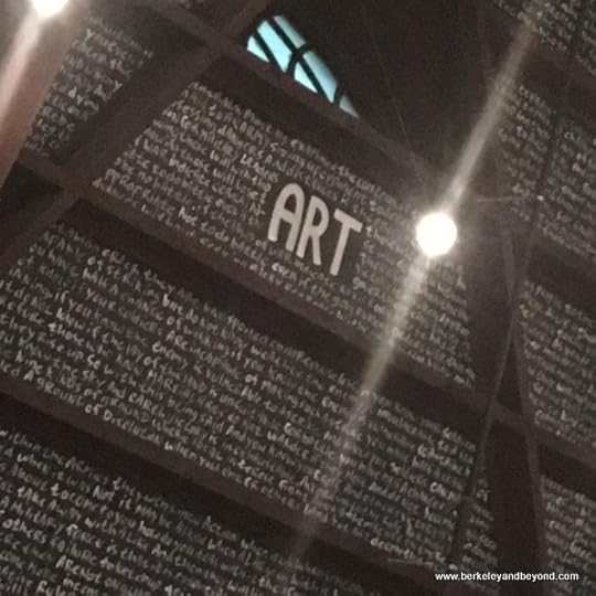 dramatic hand-painted ceiling of 5 Church restaurant in Charleston, South Carolina