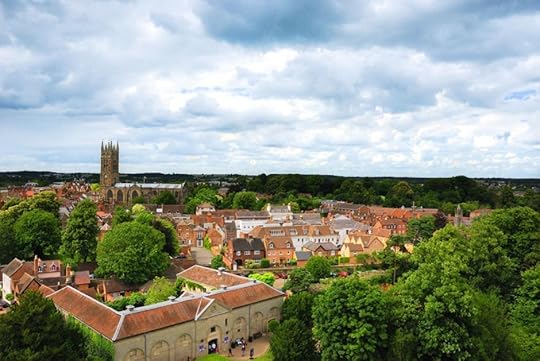 Warwick England cityscape