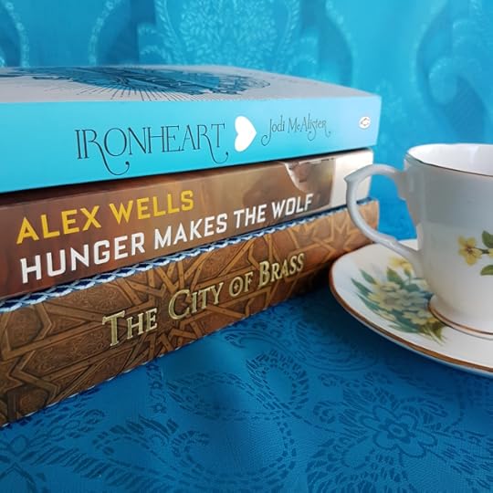 Earl Grey Editing, Bout of Books, Ironheart, Jodi McAlister, Hunger Makes the Wolf, Alex Wells, The City of Brass, S.A. Chakraborty, books and tea, tea and books