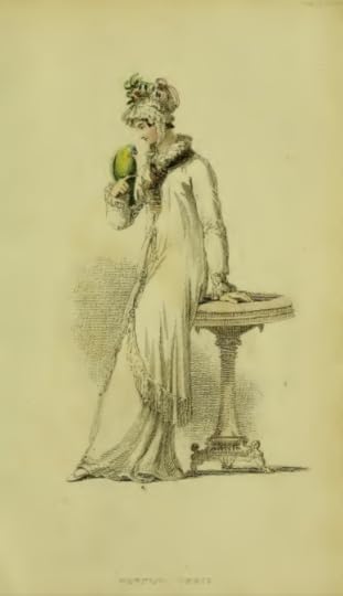 Ackermann's Fashion Plates April 1816, plate 18: Evening dress
