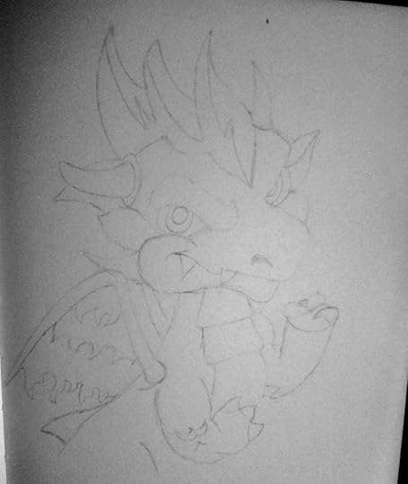 Almost finished fiery dragon