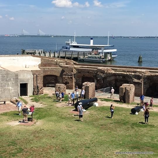 inside Fort Sumter National Monument in Charleston, South Carolina