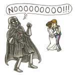 Darth Vader And Son And His Precious Princess - Star Wars