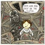 Darth Vader And Son And His Precious Princess - Star Wars