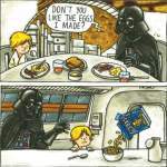 Darth Vader And Son And His Precious Princess - Star Wars