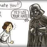 Darth Vader And Son And His Precious Princess - Star Wars