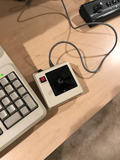Classic Apple II joysticks, like the pictured Kraft, have physical adjustment levers, which is what many Apple II games need.