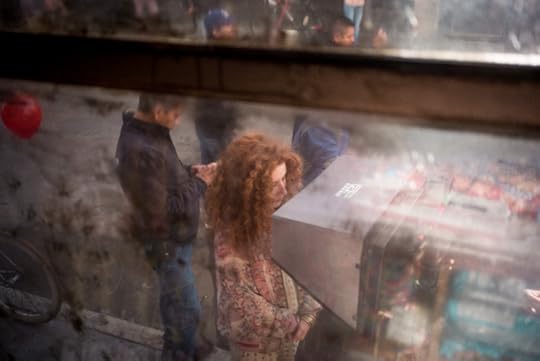 Alma Har'el on the set of P&G's "Thank You, Mom" Winter Olympics ad