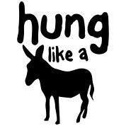 Afbeeldingsresultaat voor hung like a donkey