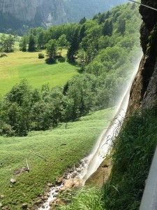 Lauterbrunnen as Seen from the Rock Wall