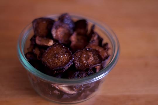 bowl fo shiitake mushrooms