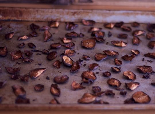 roasted shiitake mushrooms