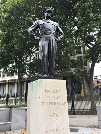 Statue of Gen. Dwight D. Eisenhower, Grosvenor Square, London, September 2017 (Photo: Sarah Sundin)