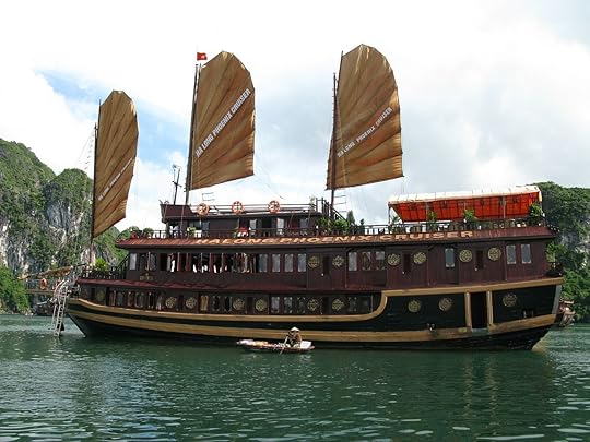 Ha long bay tall sail boat