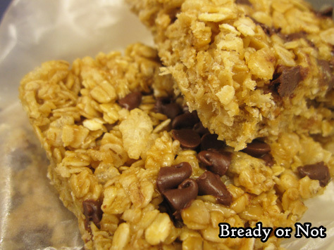 Bready or Not: No-Bake Peanut Butter Chocolate Chip Granola Bars 