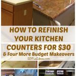Glamorous Cheap Ways To Redo Kitchen Countertops 75 In Small Home Remodel Ideas with Cheap Ways To Redo Kitchen Countertops