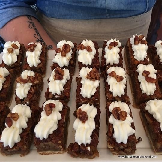 pecan pie logs at Poogan's Porch in Charleston, South Carolina
