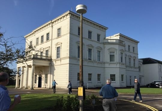 Approaching Southwick House from the rear, entrance on the side to the left, Southwick House, England, September 2017 (Photo: Sarah Sundin)