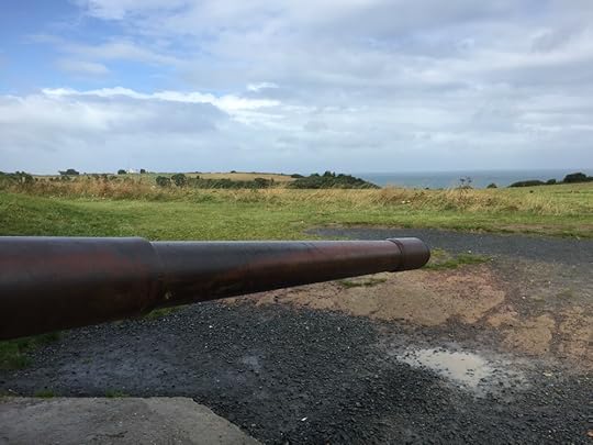View from inside Longues-sur-Mer gun battery. Longues-sur-Mer, France, September 2017 (Photo: Sarah Sundin)