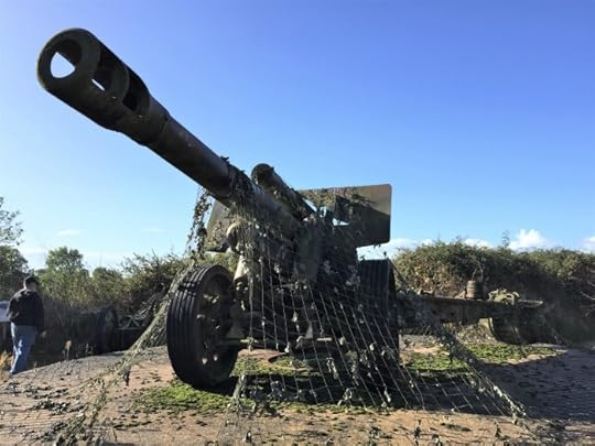 Gun at Maisy Battery, Maisy-Grandcamps, France, September 2017 (Photo: Sarah Sundin)