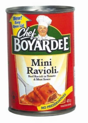 Thank goodness for canned pasta