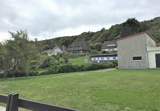 Homes along the Dog Beach sector of Omaha Beach, Vierville-sur-Mer, France, September 2017 (Photo: Sarah Sundin)