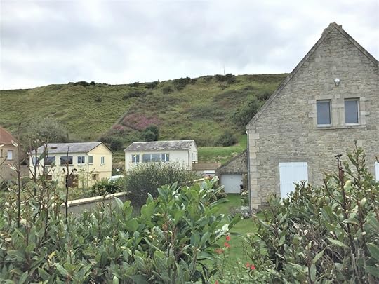Homes along the Dog Beach sector of Omaha Beach, Vierville-sur-Mer, France, September 2017 (Photo: Sarah Sundin)